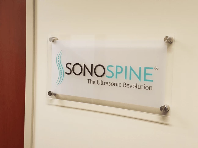 Sono Spine Acrylic Office Sign